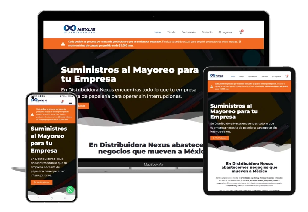 Distribuidora Nexus-Mockup