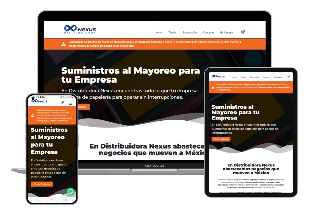 Distribuidora Nexus-Mockup